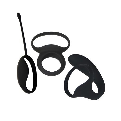 Lamourose Paramour Silicone Cradles Black - Luxury Gift Set