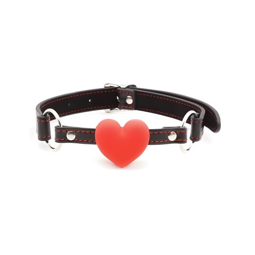 Plesur Heart Ball Gag - Comfortable Bondage