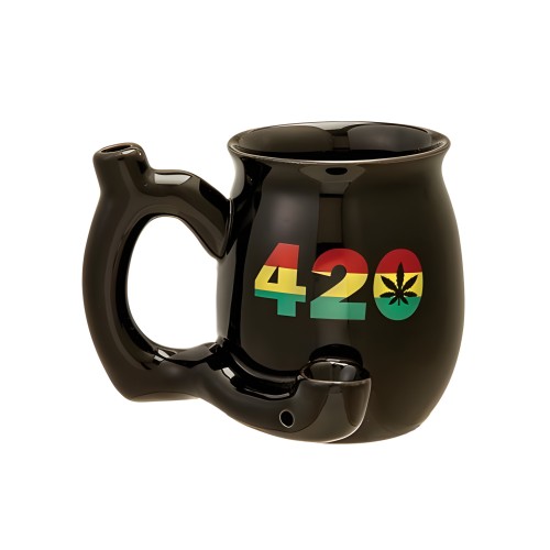 Taza Regular Pequeña - 420 Negra Rasta