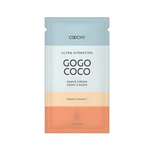 Coochy Ultra Hydrating Shave Cream Mango Coconut .35 Fl Oz./10 Ml Foil 24-piece Bulk Bag