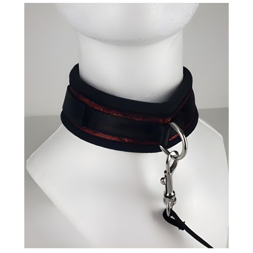 Collar y Correa Spartacus - Neopreno Rojo