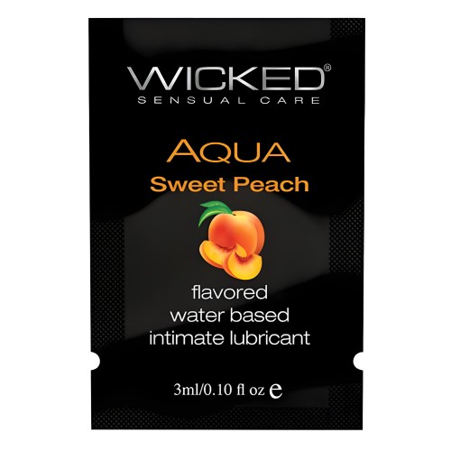 Lubricante Saborizado Wicked Aqua Sweet Peach .10oz