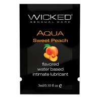 Lubricante Saborizado Wicked Aqua Sweet Peach .10oz