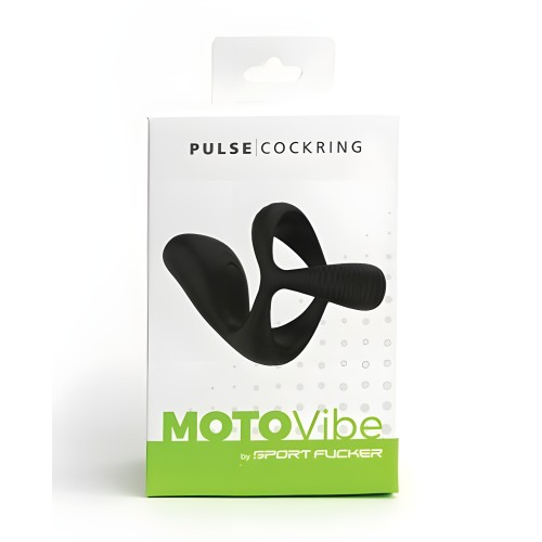 Anillo para Pene Sport Fucker Motovibe Pulse - Negro