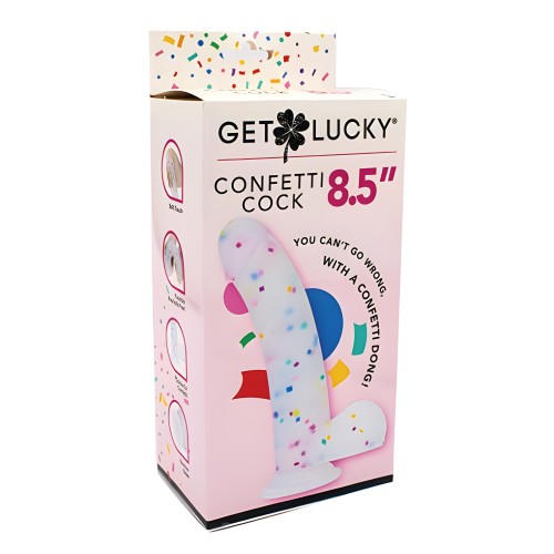 Shibari Get Lucky Confetti Cock 8.5in