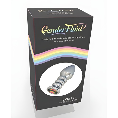 Plug Extendo Excite! Gender Fluid - Plateado