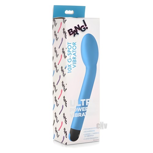 Vibrador Gspot Bang 10x Azul