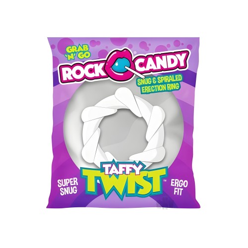 Rock Candy Taffy Twist White