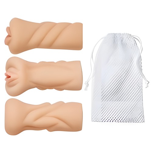 Cloud 9 Trio Strokers - Realistic Masturbator Kit
