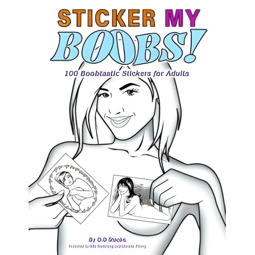 Sticker My Boobs Book - Humorous Gift