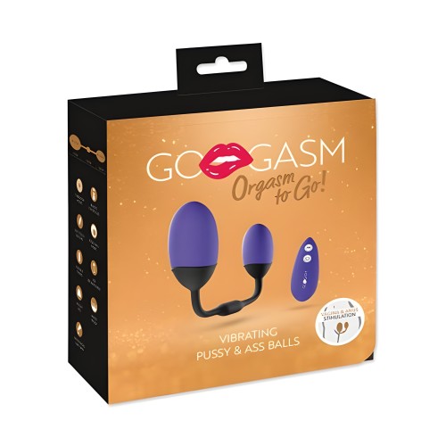 Bolas Vibradoras Gogasm para Vagina y Ano - Morado