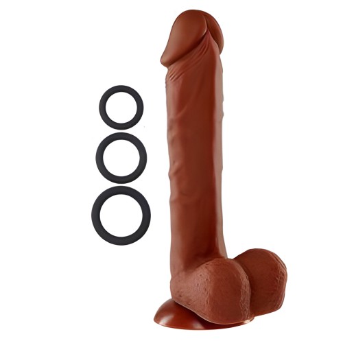 Pro Sensual Premium Silicone Dong - 9 inches
