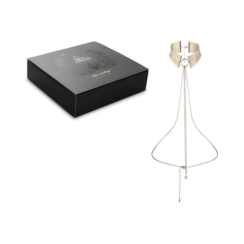 Collar de Malla Metálica Bijoux Indiscrets Desir Oro