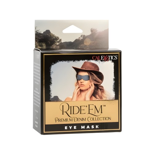 Máscara de Ojos Premium Denim Ride Em