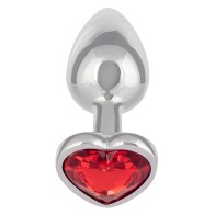 Plug Pequeño Ruby Corazón - Diseño Elegante