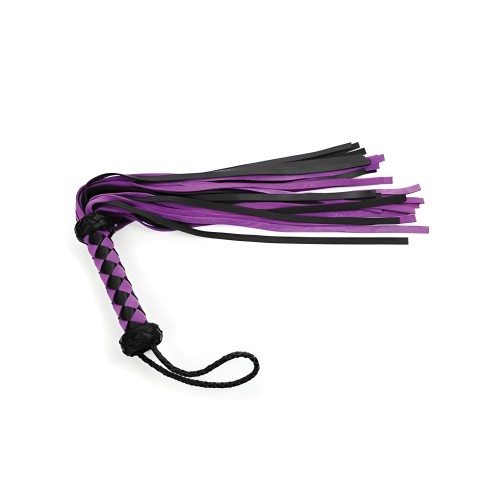 22" Leather Flogger - Purple