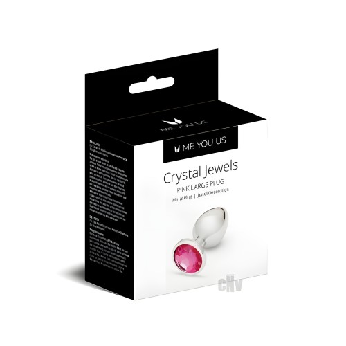 Myu Crystal Jewels Large Pink Plug - Luxury Experience