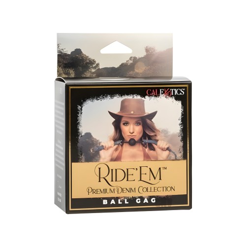 Ball Gag Ride Em - Accesorio de Bondage Elegante