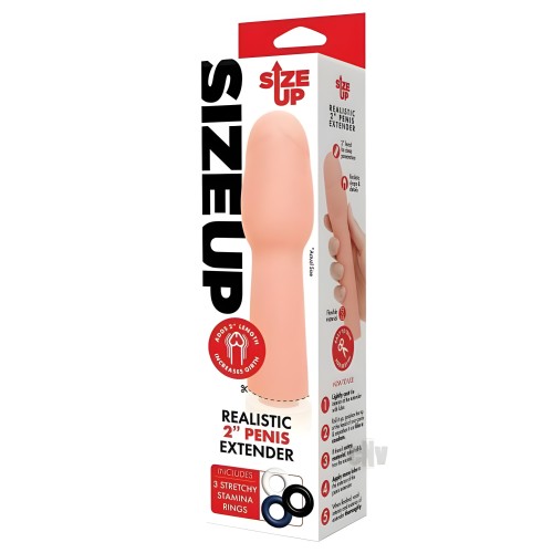 Su Extra Realistic Penis Extender 2 Flesh