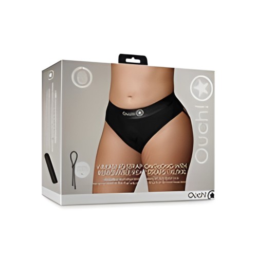 Tanga Vibrador Ouch - Negro