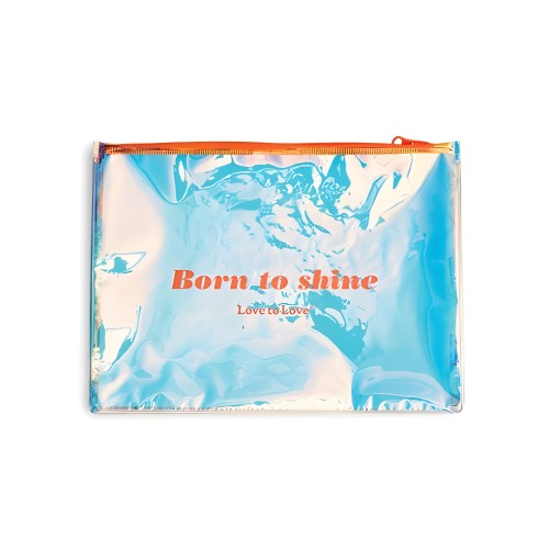 'Love To Love Born To Shine Pouch - Orange