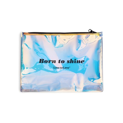 =love To Love Born To Shine Pouch - Onyx Negro