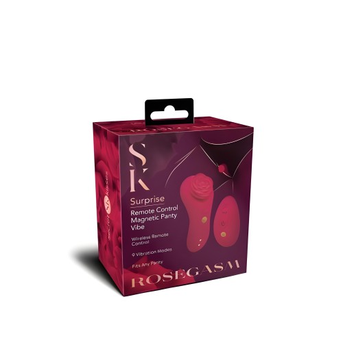 Vibrador de Panty Rosegasm Rose Surprise | Placer y Diversión