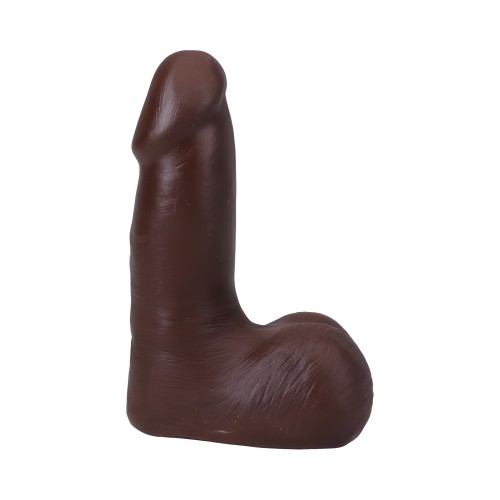 The Realistic Cock 5" Dildo - Chocolate
