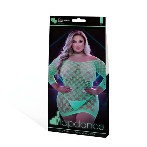 Vestido Mini Brillante en la Oscuridad Lapdance - Talla Q/S