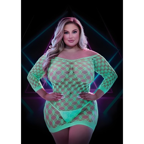 Lapdance Glow In The Dark Mini Dress - Q/S