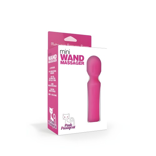 Pink Pussycat Mini Wand - Compact Massager