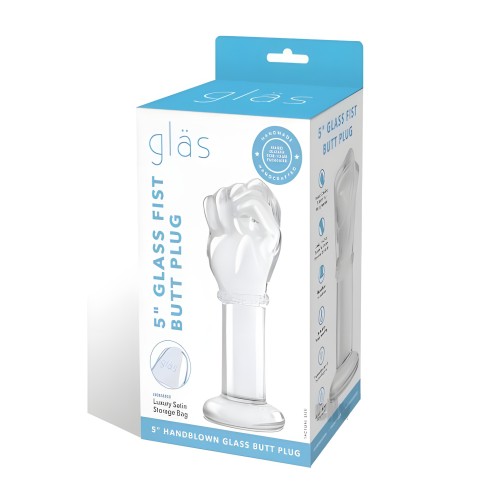 Glas Plug Anal 5" Fist
