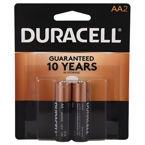 Baterías Duracell AA - Paquete de 2