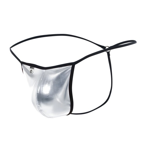 G String Espejo - Plateado L/XL