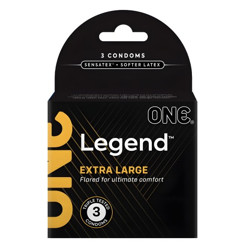 Condones One The Legend 3 Piezas
