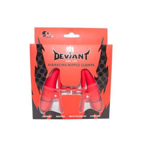 Pinzas Vibradoras para Pezones - Rojo