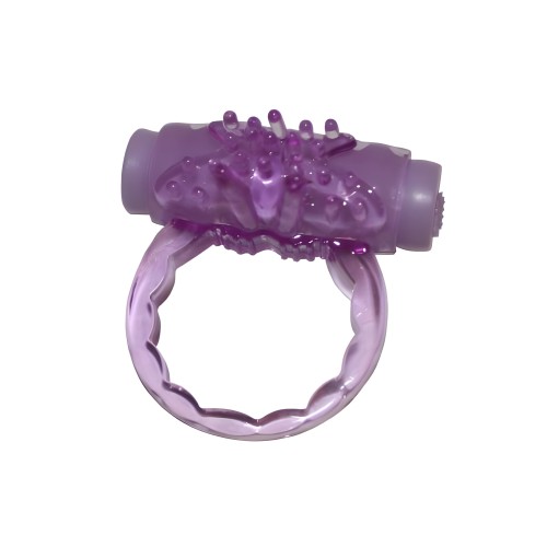 Humm Dinger Turbo Vibrating Cockring - Purple