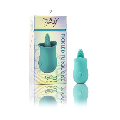 Curioso Tickled Turquesa