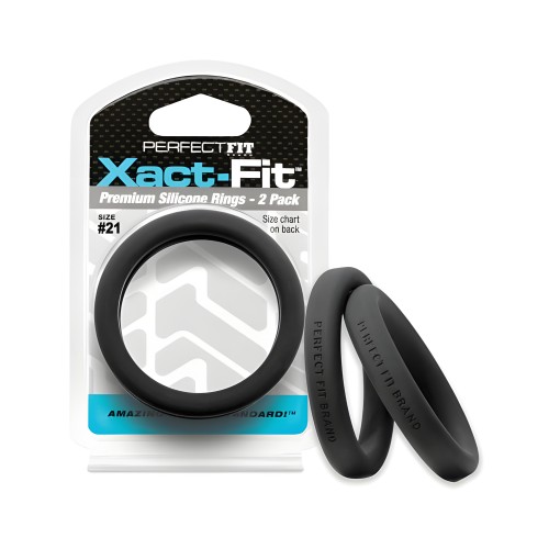 Perfect Fit Xact Fit #21 Cock Rings - Comfort & Control