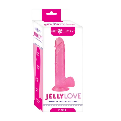 Get Lucky 9'' Jelly Dong Pink