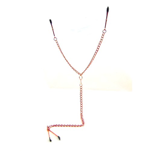 Sex Kitten Y-Style Tweezer Clamps Pink