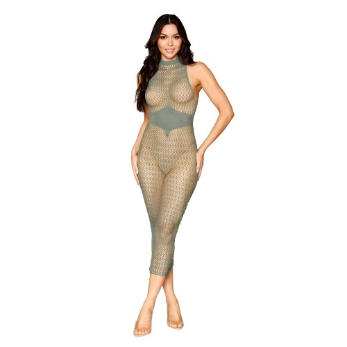 Bodystocking Gown - Talla Única - Salvia