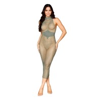Bodystocking Gown - Talla Única - Salvia