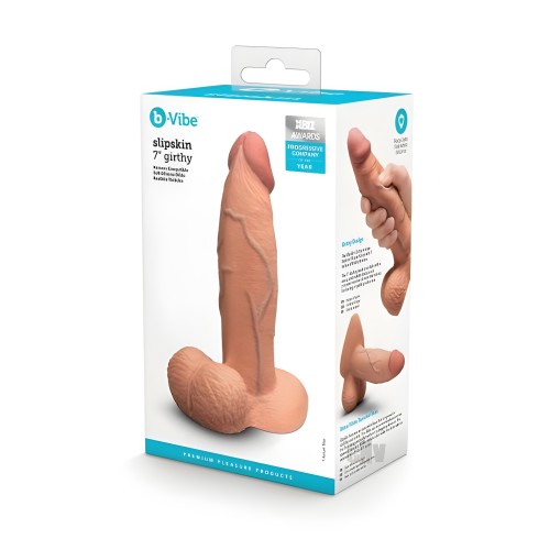 Dildo B-vibe Slipskin Girthy 7 Moc