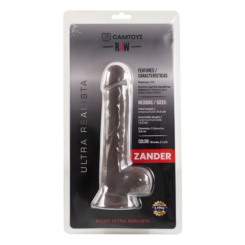 Dildo Ultra Realista Raw Coffee Zander