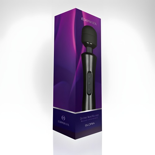 Edonista Gloria Large Wand Vibrator - Black