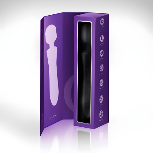 Edonista Gloria Large Wand Vibrator - Black