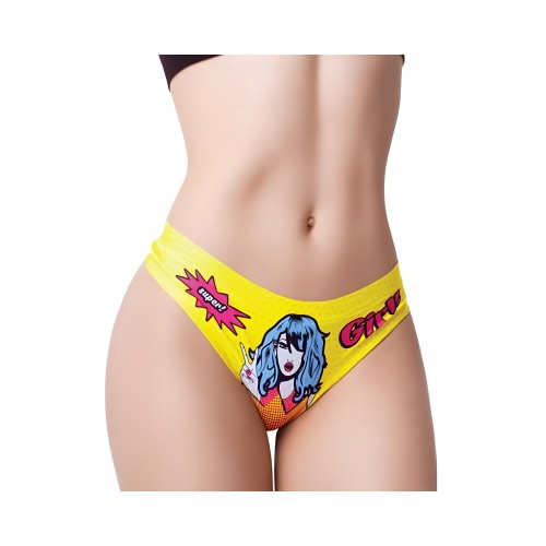 =mememe Comic Fans Thong XL