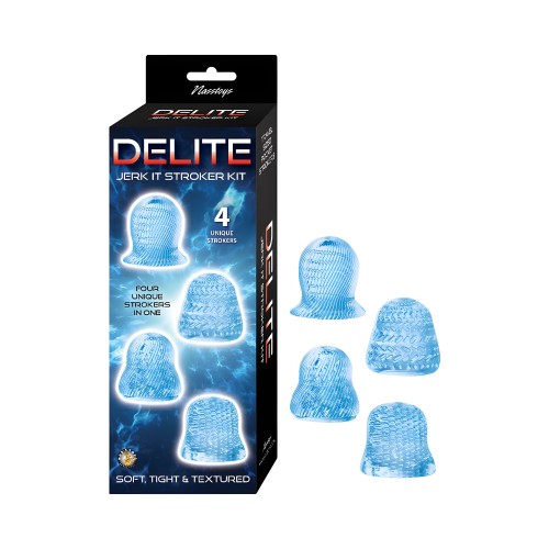 Delite Jerk It Stroker Kit - Blue