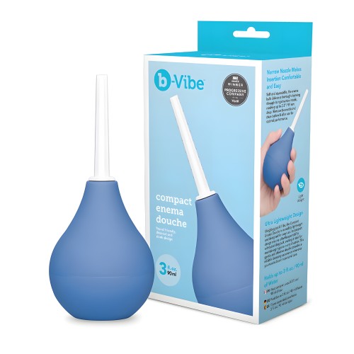 b-Vibe Compact Enema Douche Blue